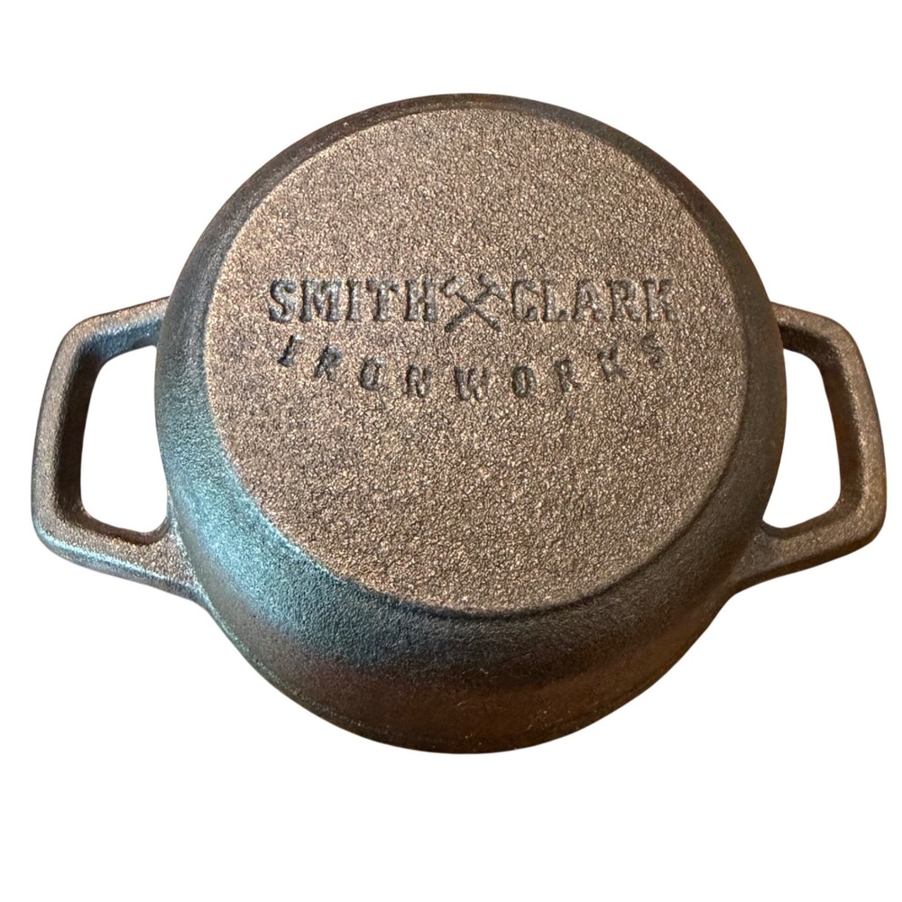 Smith & Clark Ironworks Mini Cast Iron Cocotte 10 Ounce Dutch Oven Black - Picture 4 of 7